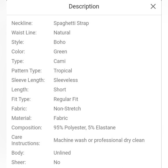 Tropical Print Romper, Size Medium, Lightweight and Comfortable - Picture 11 of 11